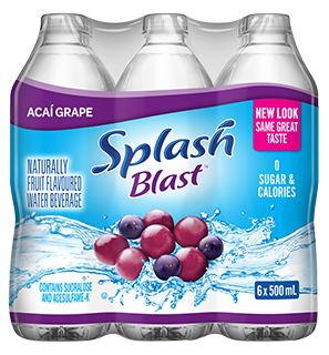 Splash Blast Acai Grape flavour